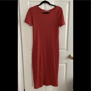Zara midi dress - light weight knit - Size small